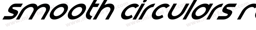 Smooth Circulars Reg字体转换